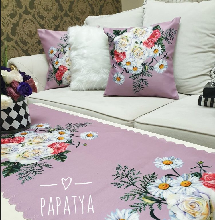 Papatya Lila 4 lü Set