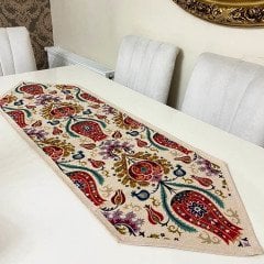 Goblen Dokuma Kumaş Dekoratif Runner 40x140cm