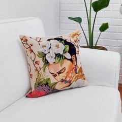 Goblen Dokuma Kırlent Kılıfı 43x43cm