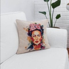 Goblen Dokuma Kırlent Kılıfı 43x43cm