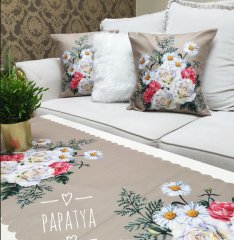 Papatya Gri 4 lü Set