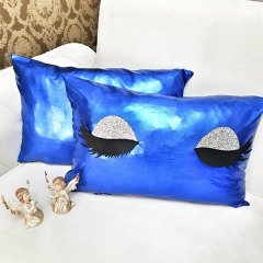 Lame Kumaş Kirpik Kırlent Kılıfı 2'li Set 35x55cm