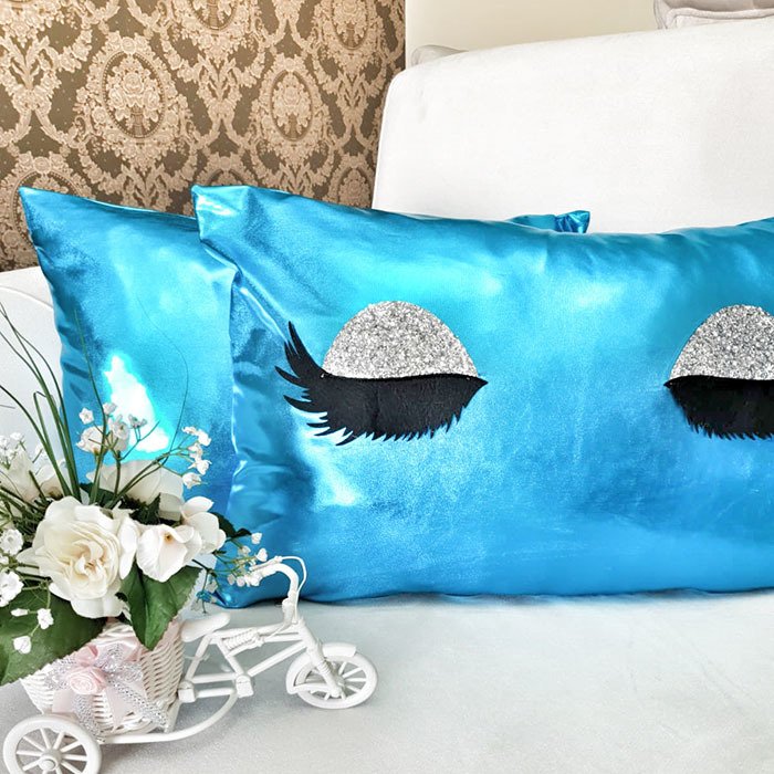 Lame Kumaş Kirpik Kırlent Kılıfı 2'li Set 35x55cm