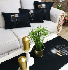 Black Woman Silver Baskılı 4 lü Kombin Set
