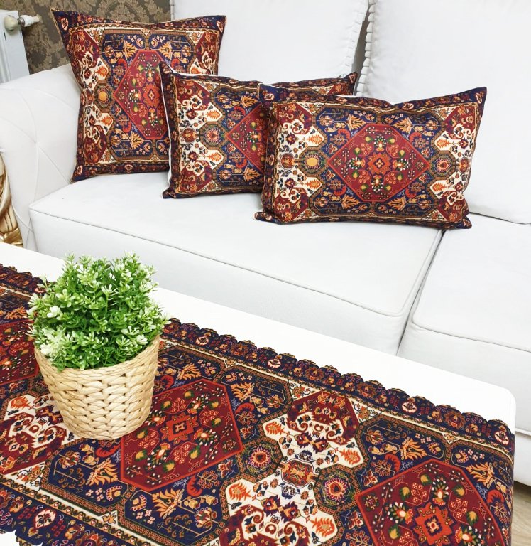 Göçebe Desen Baskılı 4 lü Kombin Set