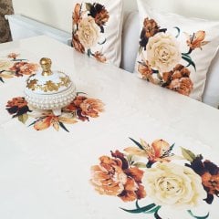 Çiçekli Desen Baskılı 3 lü Kombin Set