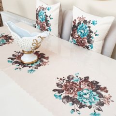 Çiçekli Desen Baskılı 3 lü Kombin Set