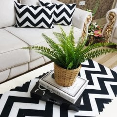 Zigzag Desen Siyah Beyaz 3 lü Kombin Set