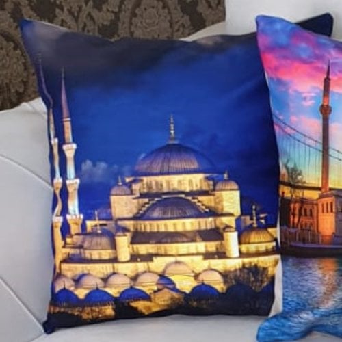 İstanbul Serisi Kırlent Kılıfı