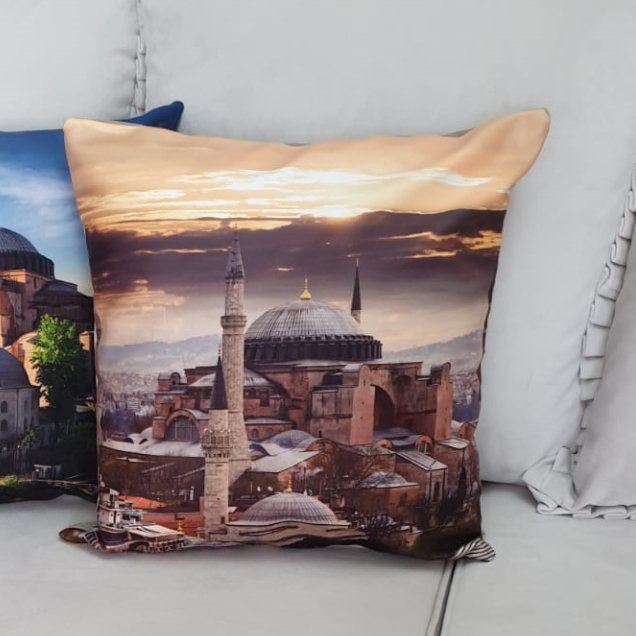 İstanbul Serisi Kırlent Kılıfı