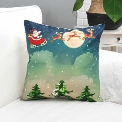 Yılbaşı Temalı Kırlent Kılıfı 43x43cm