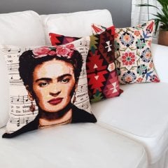 Goblen Dokuma Kırlent Kılıfı 3lü Karışık Kombin Set