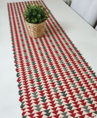 Yılbaşı Temalı Dekoratif Runner Örtü 40x140cm