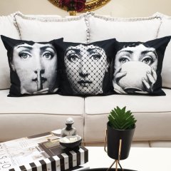 Karışık Desen Kırlent Kılıfı 3 lü Kombin Set