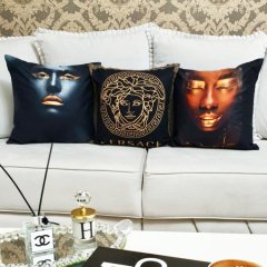 Karışık Desen Kırlent Kılıfı 3 lü Kombin Set