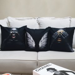 Karışık Desen Kırlent Kılıfı 3 lü Kombin Set