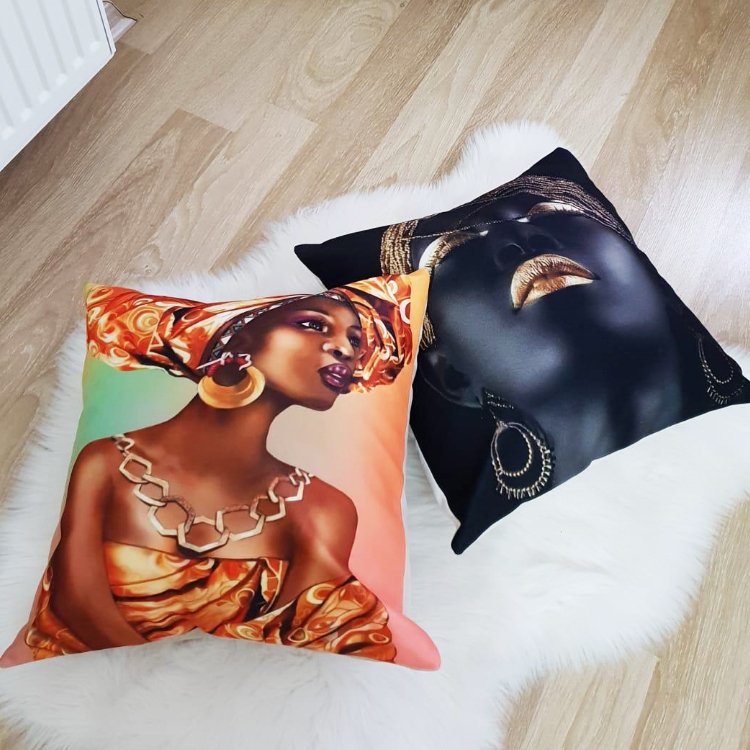 Karışık Desen Kırlent Kılıfı 2li Kombin Set