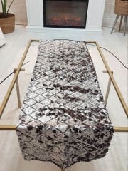 Pul Payetli 6mm Baklava Runner