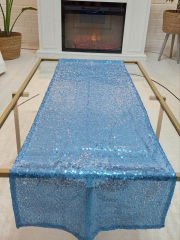 Pul Payetli 3mm İnce Pullu Runner 40x120cm