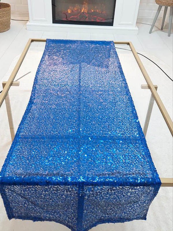 Pul Payetli 3mm İnce Pullu Runner 40x120cm