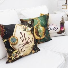 Ramazan Özel Kırlent Kılıfı 3 lü Set