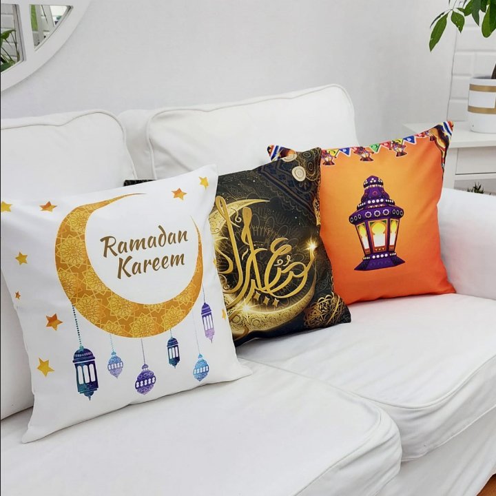 Ramazan Özel Kırlent Kılıfı 3 lü Set