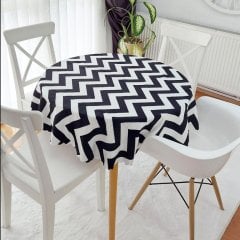 Trend Zigzag Desen Masa Örtüsü