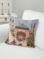 Goblen Dokuma Kırlent Kılıfı 43x43cm