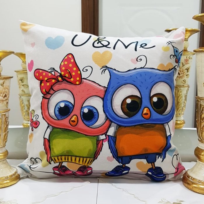 Anime Baskılı Kırlent Kılıfı 43x43cm