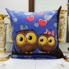 Anime Baskılı Kırlent Kılıfı 43x43cm