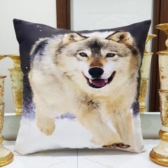Animal Baskılı Kırlent Kılıfı 43x43cm