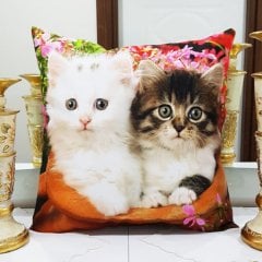 Animal Baskılı Kırlent Kılıfı 43x43cm