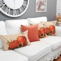 Karışık Desen Kırlent Kılıfı 4lü Kombin Set