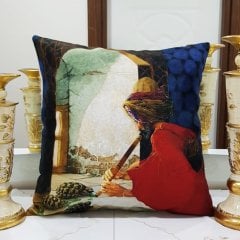 Tablo Baskılı Kırlent Kılıfı 43x43cm