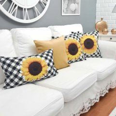 Karışık Desen Kırlent Kılıfı 4lü Kombin Set