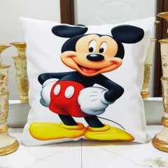 Mickey Mouse Baskılı Kırlent Kılıfı 43x43cm