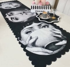 Fornasetti Runner Örtü 40x140cm