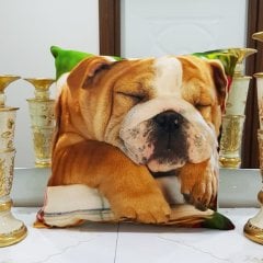 Animal Köpek Baskılı Kırlent Kılıfı 43x43cm
