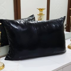 Lame Kumaş Kırlent Kılıfı Siyah 35x55cm