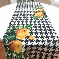 Yaz Desenli Dekoratif Runner Örtü 40x140cm