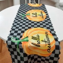Yaz Desenli Dekoratif Runner Örtü 40x140cm