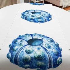 Marin Desenli Dekoratif Runner Örtü 40x140cm