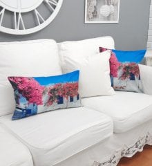 Yaz Desen Kırlent Kılıfı 3 lü Kombin Set