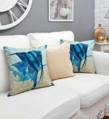 Marin Desen Kırlent Kılıfı 3 lü Kombin Set