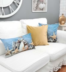 Marin Desen Kırlent Kılıfı 3 lü Kombin Set