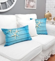 Marin Desen Kırlent Kılıfı 3 lü Kombin Set