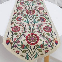 Goblen Dokuma Kumaş Dekoratif Runner 40x140cm