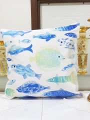 Marin Desen Seçenekli Kombin 35x55cm Kırlent Kılıfı
