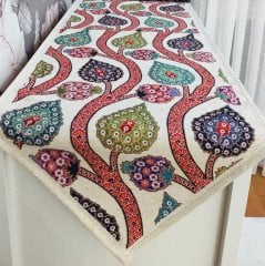 Goblen Dokuma Kumaş Dekoratif Runner 40x140cm