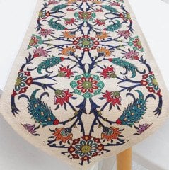 Goblen Dokuma Kumaş Dekoratif Runner 40x140cm